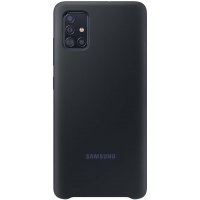  Samsung Silicone Cover  A51, Black