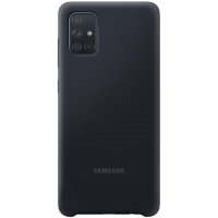  Samsung Silicone Cover  A71, Black