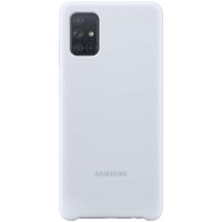  Samsung Silicone Cover  A71, Silver