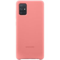  Samsung Silicone Cover  A71, Pink