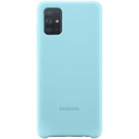 Samsung Silicone Cover  A71, Blue