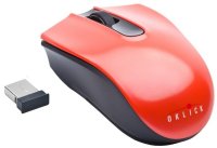 Устройство ввода информации Oklick 565SW Black Cordless Optical Mouse Red-Black USB