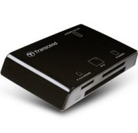 - Card Reader Transcend All in 1 Multi Black USB 2.0 SDHC (TS-RDP8K)
