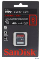   SanDisk (SDHC-8Gb Class10 Ultra) SecureDigital High Capacity Memory Card