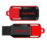 USB Flash  4GB SanDisk Cruzer Switch (SDCZ52-004G-B35) Black / Red