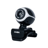 SVEN (IC-300 Black-Silver) Web-Camera (640x480, USB, микрофон)