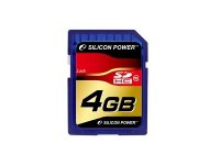 - Silicon Power  SDHC Class 10 4 GB
