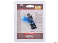  (AII in 1) USB 2.0 Ginzzu GR-412B, Black-Blue