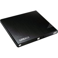 Внешний оптический накопитель LITE-ON eBAU108 DVD RW slim (Black, USB 2.0, Retail)