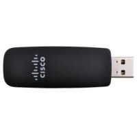  Cisco Linksys (AE2500) Dual-Band Wireless-N USB Adapter (802.11 a/b/g/n, 300Mbps)