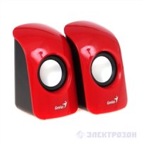 Колонки Genius SP-U115 ( 2x1.5 Вт) для PC/notebook, USB красные