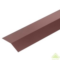 Планка карнизная с полиэстеровым покрытием коричневая 2 м