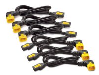 APC AP8706R   Power Cord Kit (6 pack), Locking, C13 to C14 (90 Degree), 1.8m