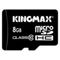   KingMax (KM08GMCSDHC101A) (microSDHC) Memory Card 8Gb Class10, microSD--)SD Adapter