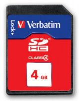   SD 4GB Verbatim SDHC Class 4