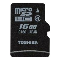 (SD-C16GJ(BL5A)   Toshiba,  microSDHC  4, 16    SD