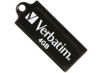 Флеш-диск Verbatim 4GB Micro/ USB 2.0/ Slim/ Черный (44048)