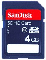   SanDisk SDHC 4Gb Class 4 Ultra II