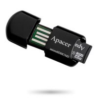  Apacer Mega Steno AS130 2-in-1 SDHC MS M2/MicroSD card reader USB 2.0