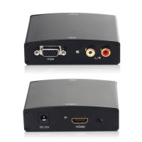  Espada HCV0101 VGA to HDMI Converter (VGA(15F)+2xRCA--HDMI 19F) + ..