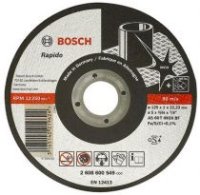 Bosch Диск отрезной прямой, ф 125 х 22.2 х 1 мм, д / нерж стали 2.608.600.549