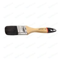 Кисть плоская STAYER "UNIVERSAL-EURO", черная натуральная щетина, деревянная ручка, 25 мм (арт. 0102