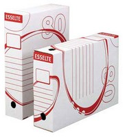 короб архивный Esselte Boxy, 80 мм, картон, синий