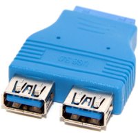  2 x USB3.0 (AF) -) 20PIN   M/B (F), 5bites (USB3004)
