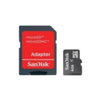   4Gb - Sandisk - Micro Secure Digital HC Class 4 SDSDQM-004G-B35A    SD