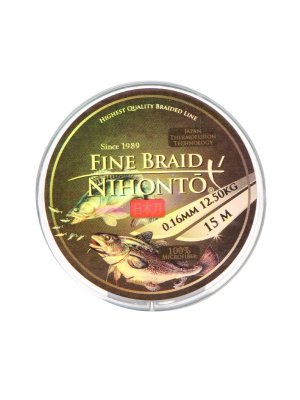  Mikado Nihonto Fine Braid 0.16mm 15m Green Z21G-016