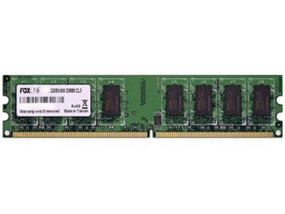   Foxline DDR2 DIMM 800MHz PC-6400 CL6 - 4Gb FL800D2U6-4G