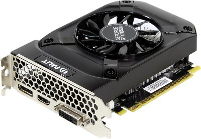  Palit GeForce GTX 1050 Ti StormX 1290Mhz PCI-E 3.0 4096Mb 7000Mhz 128 bit DVI HDMI NE5105