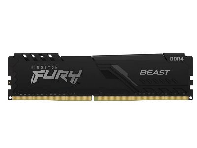 Модуль памяти Kingston Fury Beast Black DDR4 DIMM 3200Mhz PC25600 CL16 - 8Gb KF432C16BB/8