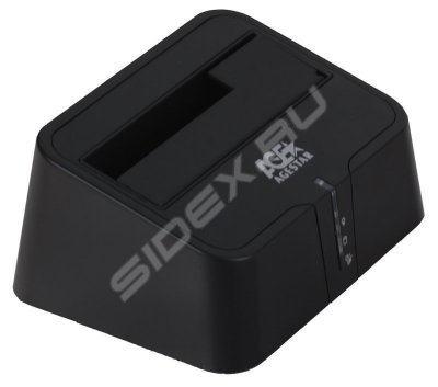 -  HDD AgeStar SCBT2 Black (1x2.5/3.5, USB 2.0/eSATA)
