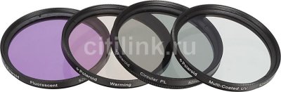   Polaroid Filter set UV+CPL+FLD+WARMING 52 
