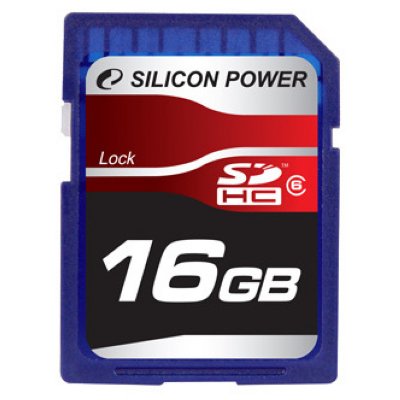   Silicon Power micro SDHC Card 16GB Class 10 + SD adapter / SP016GBSTH010V10-SP