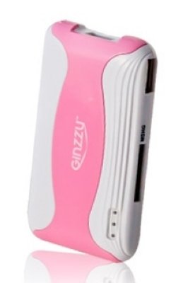   Ginzzu GR-418UP USB2.0/SD/microSD/MMC/MS/MSduo/microMS 