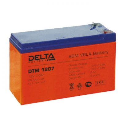  Delta DTM 1207 7.2A/hs 12W