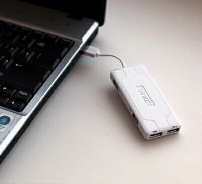  USB2.0 HUB 7  Ginzzu GR-487UB 