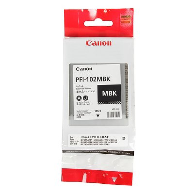 PFI-102MBK   Canon (IPF-500/600/610/700/710) Matte black 130  [0894B001] .