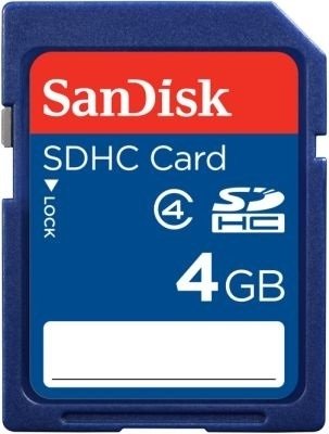 - SDHC 4  Sandisk Ultra II Class 4 ( SDSDH-004G-U46 )