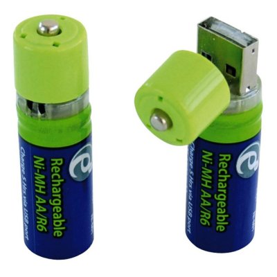  Energenie EG-BA-001 (AA, Ni-MH, 1.2V / 1500mAh,   USB,  2 )