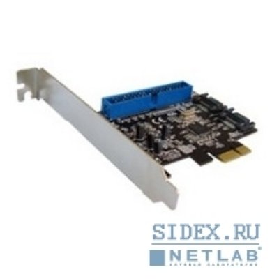  Controller ST-Lab A-450 (RTL) PCI-Ex1, SATA 6Gb/s, 2port-int / UltraATA133,1-ports, SATA