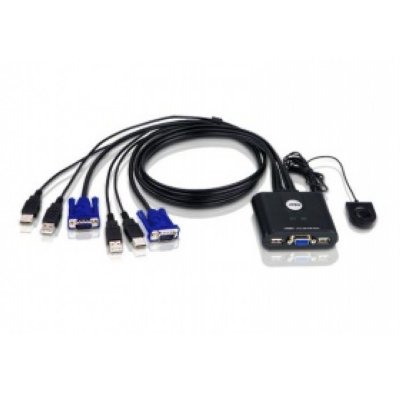 Переключатель ATEN (CS22U-A) 2-port USB Cable KVM Switch