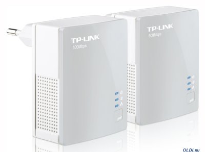  TP-Link TL-PA4010KIT AV500 Nano Powerline Ethernet Adapter, Ultra Compact Size, 500Mbps Powe