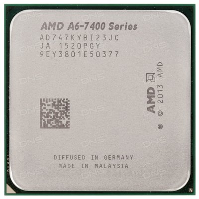  AMD A6 X2 6400K Socket-FM2 (AD640KOKA23HL) (3.9/5000/1Mb/Radeon HD 8470D) Black Edition OE