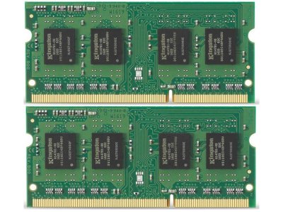Модуль памяти Kingston PC3-10600 SO-DIMM DDR3 1333MHz - KIT 2x4Gb KVR13S9S8K2/8 CL9