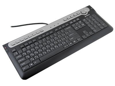 A4Tech KX-5MU Black, Slim Keyboard PS/2 +      + USB HUB2.0