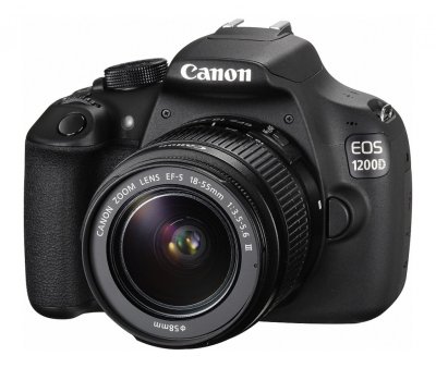 Canon EOS 1200D  18Mpix 18-55  f/3.5-5.6 DC 3" 1080p Full HD SDXC Li-ion ( 