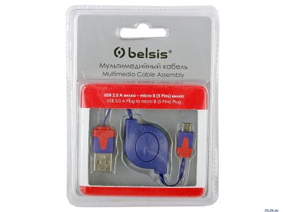  USB 2.0 (AM) -) Micro USB (BM), 0.7m, Belsis (BGL1183), , -